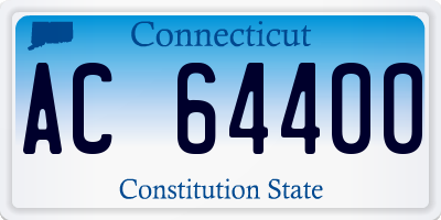 CT license plate AC64400