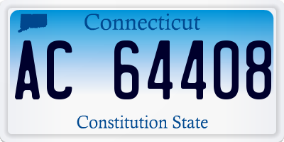 CT license plate AC64408