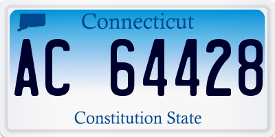 CT license plate AC64428