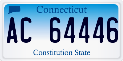 CT license plate AC64446