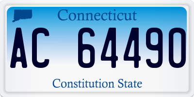 CT license plate AC64490