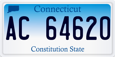 CT license plate AC64620