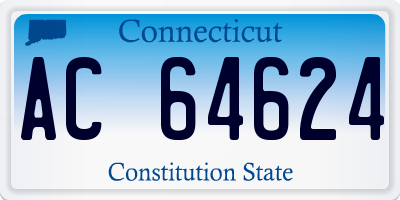 CT license plate AC64624
