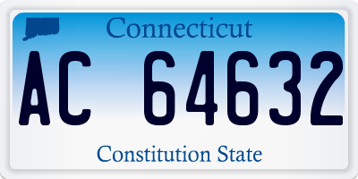 CT license plate AC64632