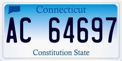 CT license plate AC64697