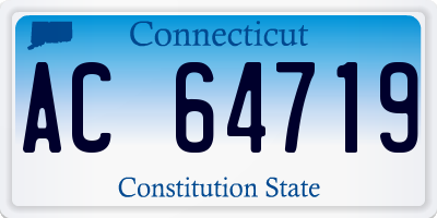CT license plate AC64719