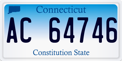 CT license plate AC64746