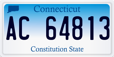CT license plate AC64813