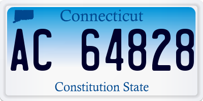 CT license plate AC64828
