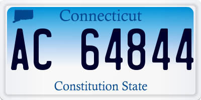 CT license plate AC64844