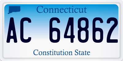 CT license plate AC64862