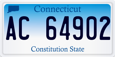 CT license plate AC64902