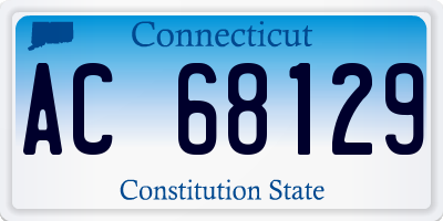 CT license plate AC68129