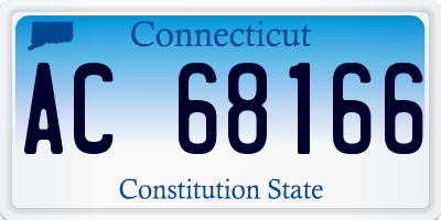 CT license plate AC68166