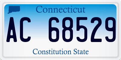 CT license plate AC68529