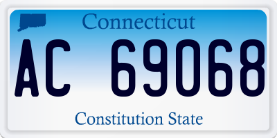 CT license plate AC69068