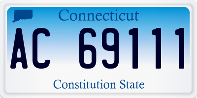 CT license plate AC69111