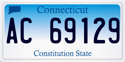 CT license plate AC69129