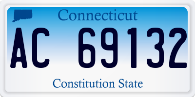CT license plate AC69132