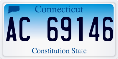 CT license plate AC69146