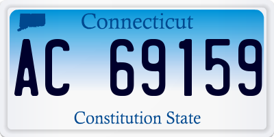 CT license plate AC69159