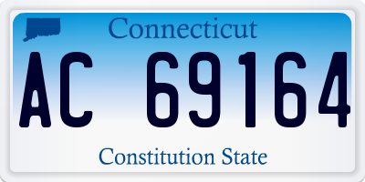 CT license plate AC69164