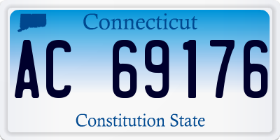 CT license plate AC69176