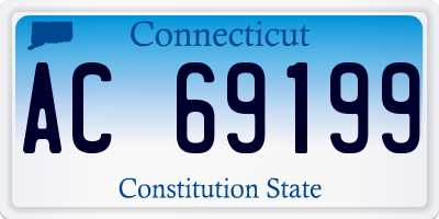 CT license plate AC69199