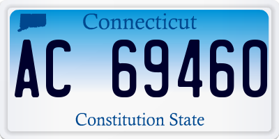 CT license plate AC69460