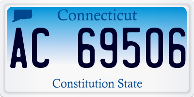 CT license plate AC69506