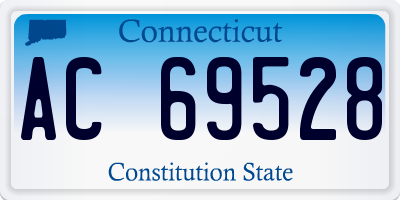 CT license plate AC69528