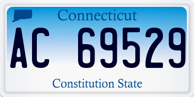 CT license plate AC69529