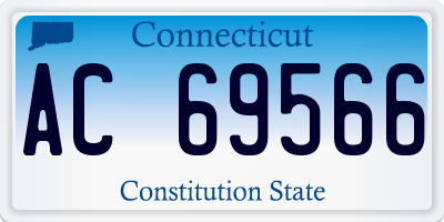 CT license plate AC69566