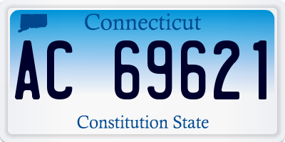 CT license plate AC69621