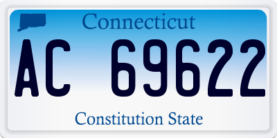 CT license plate AC69622