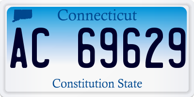 CT license plate AC69629