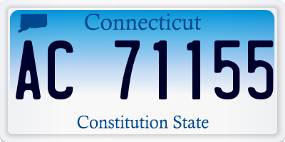 CT license plate AC71155