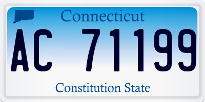 CT license plate AC71199