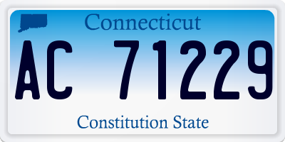 CT license plate AC71229