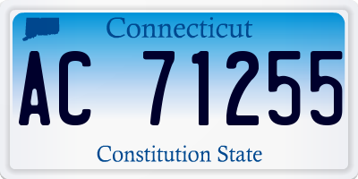 CT license plate AC71255