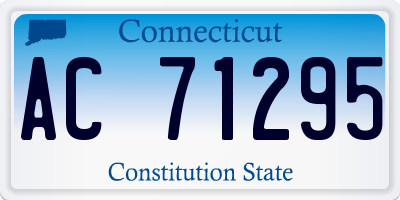 CT license plate AC71295