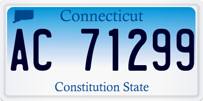 CT license plate AC71299