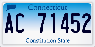 CT license plate AC71452