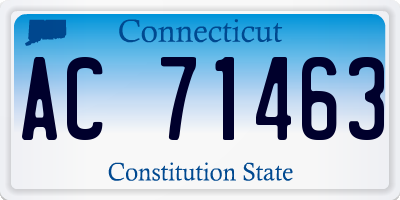 CT license plate AC71463