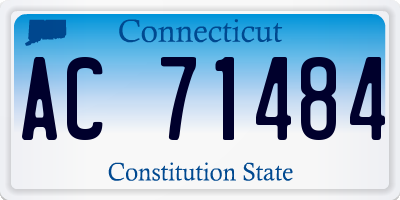 CT license plate AC71484