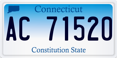 CT license plate AC71520