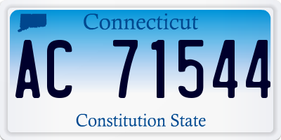 CT license plate AC71544