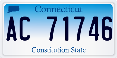 CT license plate AC71746