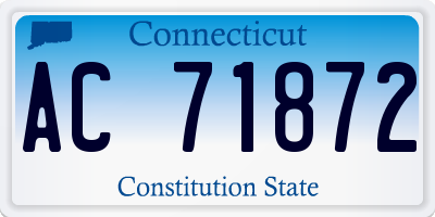 CT license plate AC71872