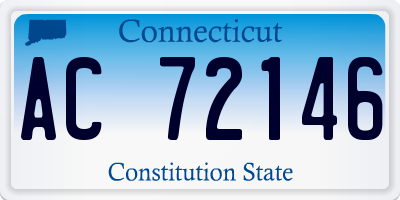 CT license plate AC72146